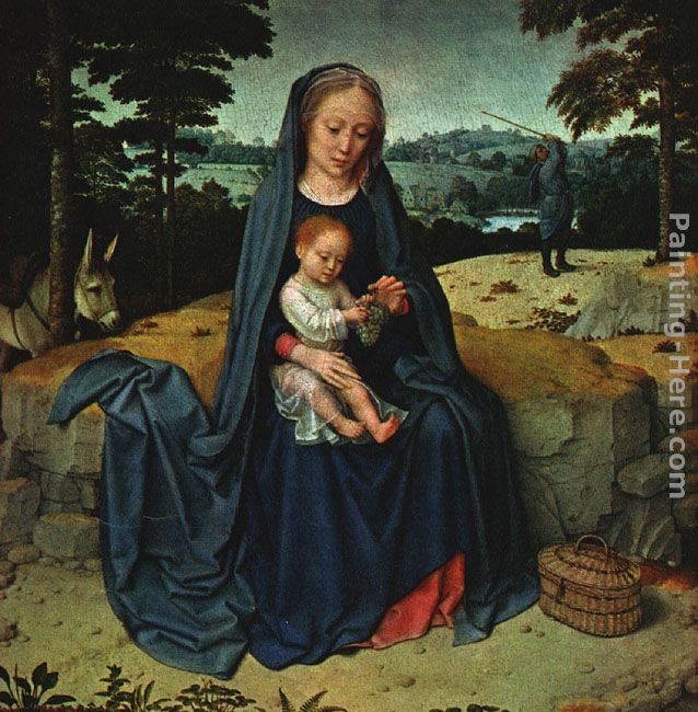 Gerard David The Rest on the Flight into Egypt